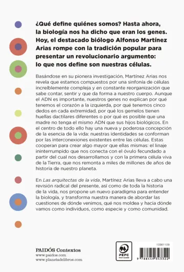 Contraportada Las arquitectas de la vida