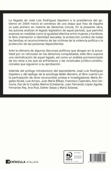 Contraportada La democracia y sus derechos