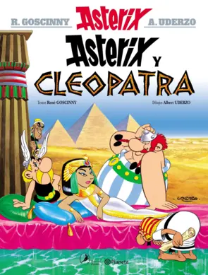 Portada Asterix 6. Asterix y Cleopatra