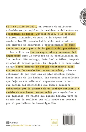 Contraportada Mercenarios