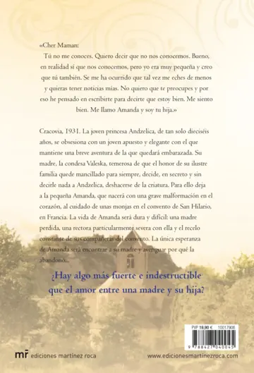 Contraportada Querida Amanda