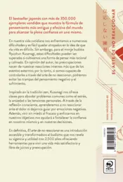 Miniatura contraportada El arte de no reaccionar