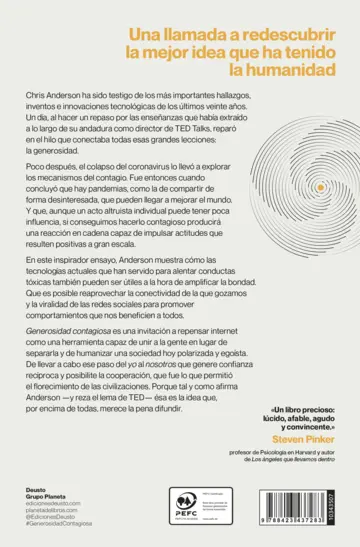 Contraportada Generosidad contagiosa