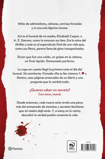 Contraportada Con amor, mamá