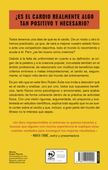 Contraportada El mito del cardio