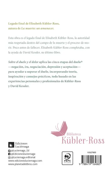 Contraportada Sobre el duelo y el dolor