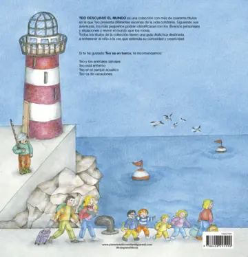 Contraportada Teo va en barco
