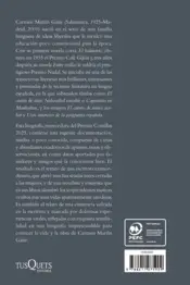 Miniatura contraportada Carmen Martín Gaite