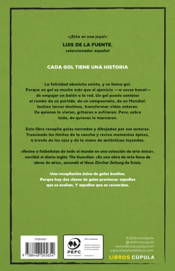 Contraportada El gol de mi vida