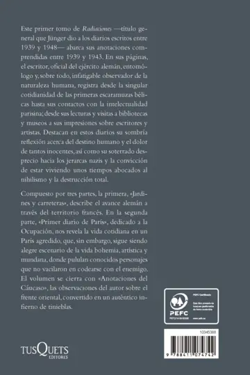 Contraportada Radiaciones I