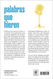 Miniatura contraportada Palabras que hieren