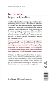 Miniatura contraportada La guerra de los Rose