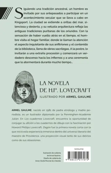 Contraportada Los Cuadernos Lovecraft nº 05 La Ceremonia