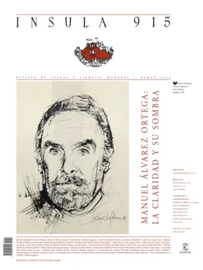 Portada Manuel Álvarez Ortega: la claridad y su sombra (Ínsula n° 915, marzo de 2023)