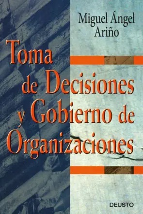 Portada Toma de Decisiones y Gobierno de Organizaciones