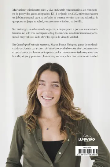 Contraportada Cuando perdí mis ojos marrones