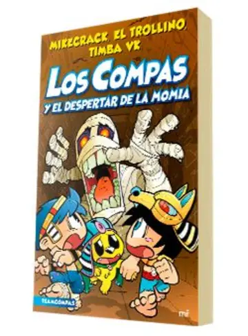 Portada Compas 9. Los Compas y el despertar de la momia (Ed. Argentina)
