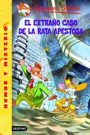 Portada Stilton 21.El extraño caso de la rata apestosa