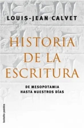Portada Historia de la escritura (B)
