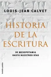Portada Historia de la escritura (B)