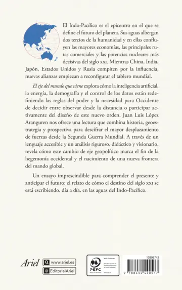 Contraportada El eje del mundo que viene