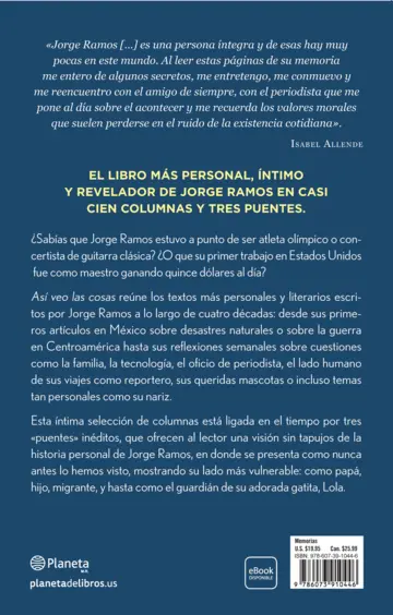 Contraportada Así veo las cosas