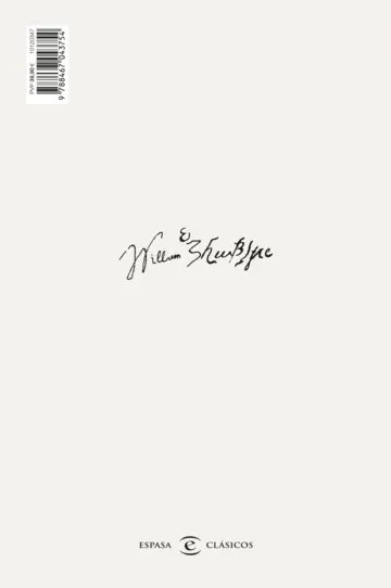 Contraportada Dramas históricos. Teatro completo de William Shakespeare III