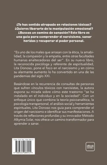 Contraportada Narcisismo