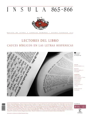 Portada Lectores del Libro: cauces bíblicos en las letras hispánicas (Ínsula n° 865-866)