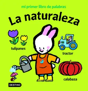 Portada La naturaleza.Mi primer libro de palabras