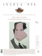 Portada José-Carlos Mainer o la ejemplaridad intelectual (Ínsula n° 934, octubre 2024)