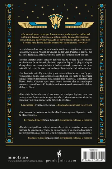 Contraportada La sombra del loto negro