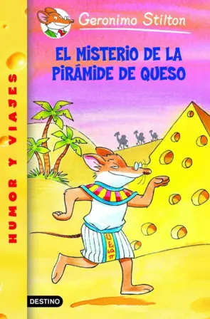 Portada Stilton 16.Misterio de la piramide de queso