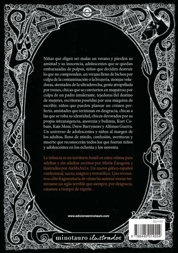 Contraportada El infierno es una chica adolescente