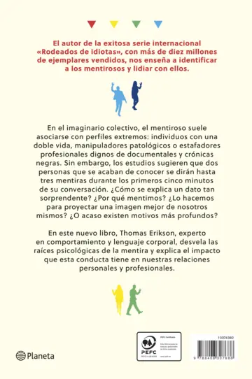 Contraportada Rodeados de mentirosos