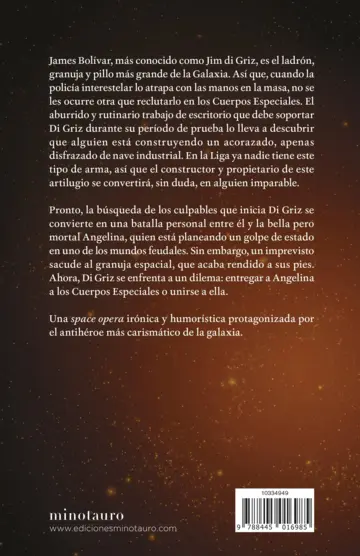 Contraportada La rata de acero inoxidable