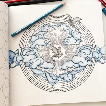 Imagen extra Libro oficial de Alas de sangre para colorear 0