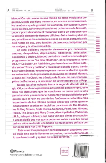 Contraportada Por culpa de los Ramones