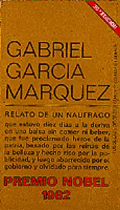 Portada Relato de un naufrago (Cuadernos marginales 8)