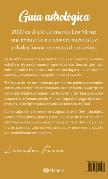 Contraportada Guia astrológica 2027