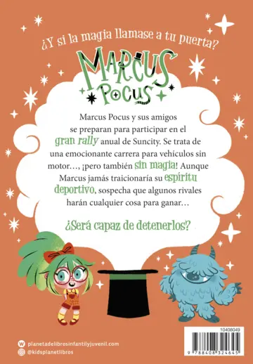 Contraportada Marcus Pocus 9. Ruedas embrujadas