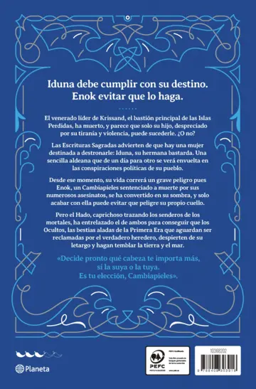 Contraportada El mar de los Ocultos (edición especial)