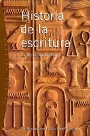 Portada Historia de la escritura