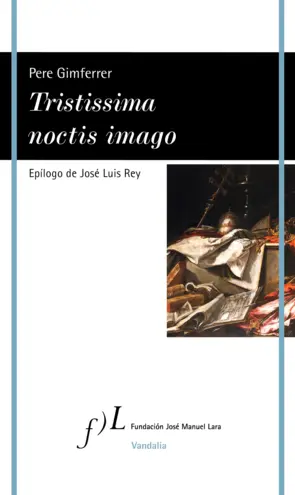 Portada Tristissima noctis imago