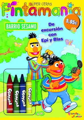 Portada Barrio Sesamo. De excursion con Epi y Blas