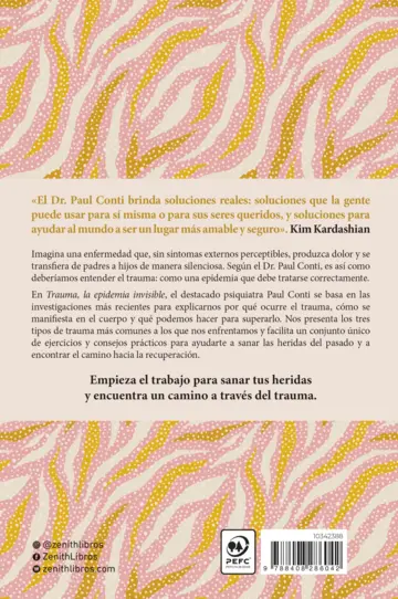 Contraportada Trauma, la epidemia invisible