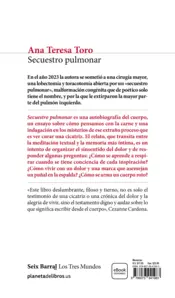 Miniatura contraportada Secuestro pulmonar (Spanish Edition)