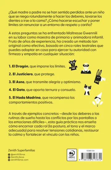 Contraportada Los 5 roles de la crianza