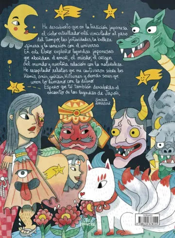 Contraportada Bajo un cielo estrellado