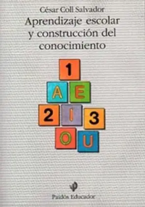 Portada Aprendizaje escolar y construccion del conocimien